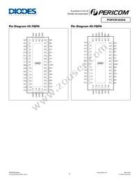 PI3PCIE3442AZLEX-55 Datasheet Page 2