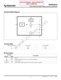 PI3PD22919GBEX Datasheet Page 2