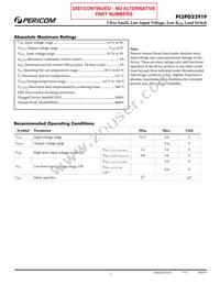 PI3PD22919GBEX Datasheet Page 3