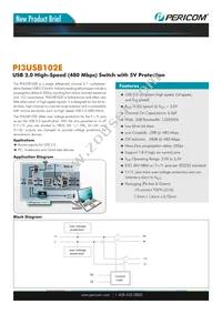 PI3USB102EZLEX Datasheet Cover