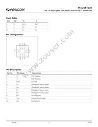 PI3USB102EZLIEX Datasheet Page 2