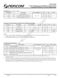 PI3USB102ZMEX Datasheet Page 3