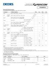 PI3USB221AZWEX Datasheet Page 4