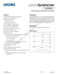 PI3USB4000BZUAEX Datasheet Cover