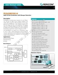 PI3USB9281AXWEX Datasheet Cover