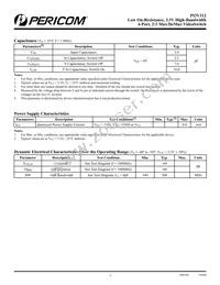 PI3V312ZHEX Datasheet Page 3