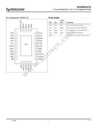 PI3VDP3212ZLE+DAX Datasheet Page 2