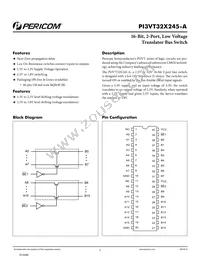 PI3VT32X245-ABEX Datasheet Cover