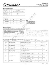 PI3VT32X245BE Datasheet Page 2