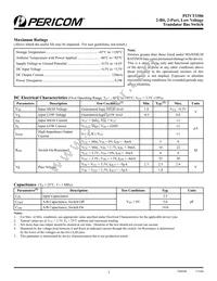 PI3VT3306L Datasheet Page 2