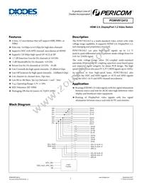 PI3WVR12412ZHE+DRX Datasheet Cover