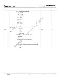 PI3WVR31212ZLE Datasheet Page 17