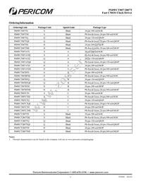 PI49FCT807BTSE Datasheet Page 7