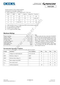 PI4GTL2002UEX Datasheet Page 3