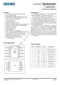 PI4MSD5V9540BZEEX Datasheet Cover