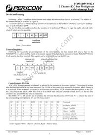 PI4MSD5V9542ALEX Datasheet Page 7