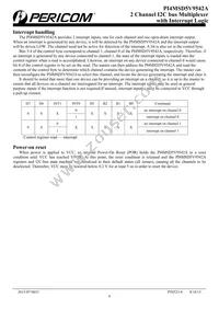 PI4MSD5V9542ALEX Datasheet Page 8