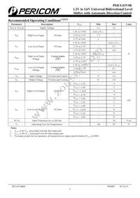 PI4ULS3V08ZFE Datasheet Page 3