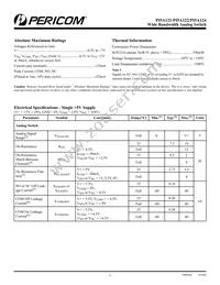 PI5A121TEX Datasheet Page 2
