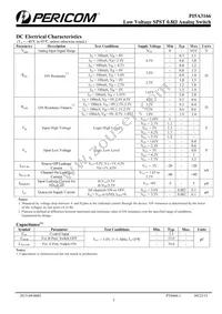 PI5A3166TAEX Datasheet Page 3
