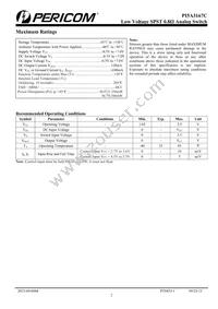 PI5A3167CTAEX Datasheet Page 2