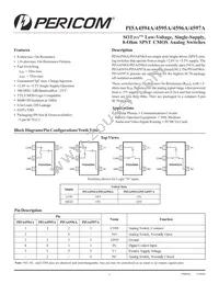 PI5A4596ACEX Datasheet Cover