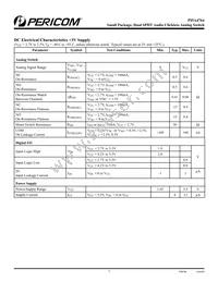 PI5A4764GAEX Datasheet Page 3