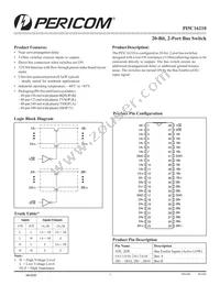 PI5C16210AEX Datasheet Cover
