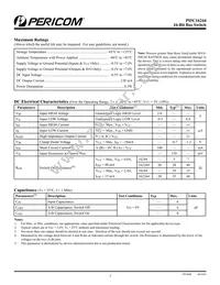 PI5C16244AE Datasheet Page 2