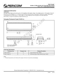 PI5C32160CAE Datasheet Page 4