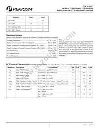 PI5C32161CAE Datasheet Page 2