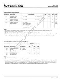 PI5C3244QE Datasheet Page 3