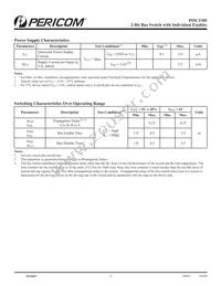 PI5C3305LEX Datasheet Page 3