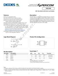 PI5C3306LEX Datasheet Cover