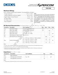 PI5C3306LEX Datasheet Page 2