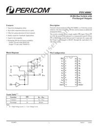 PI5C6800CQE Datasheet Cover