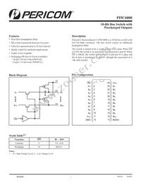 PI5C6800LE Datasheet Cover