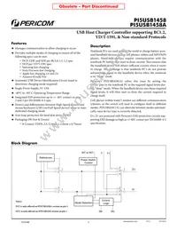 PI5USB1458AZAEX Datasheet Cover