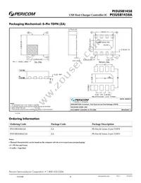 PI5USB1458AZAEX Datasheet Page 8