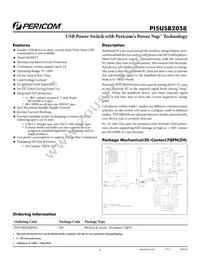 PI5USB2058ZHEX Datasheet Cover