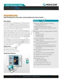 PI5USB2546ZHDEX Datasheet Cover