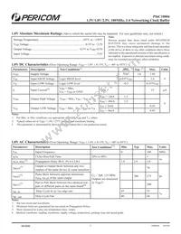 PI6C10804WEX Datasheet Page 3
