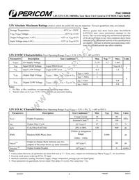 PI6C10806BLEX Datasheet Page 4