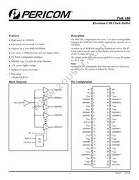 PI6C180VEX Datasheet Cover