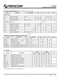 PI6C180VEX Datasheet Page 4