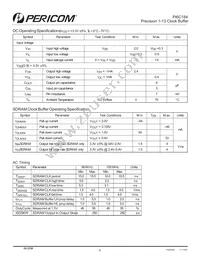 PI6C184HEX Datasheet Page 4