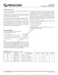 PI6C185-00QEX Datasheet Page 3