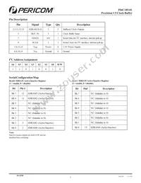 PI6C185-01QIEX Datasheet Page 2