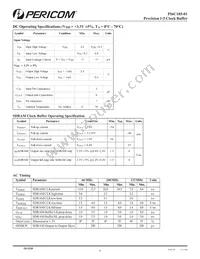 PI6C185-01QIEX Datasheet Page 4