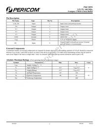 PI6C18551WEX Datasheet Page 2